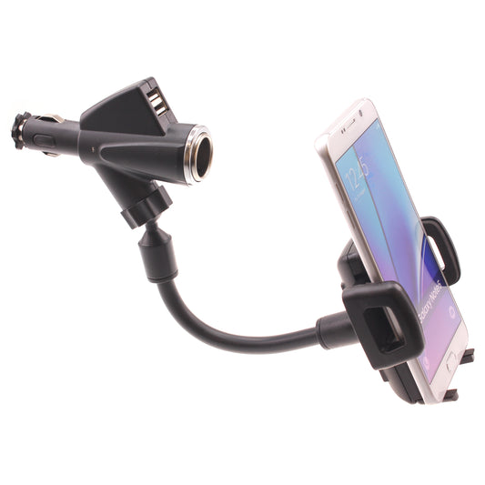 image of Car Mount Charger Holder DC Socket USB Port Cradle  - BFD69 640-1