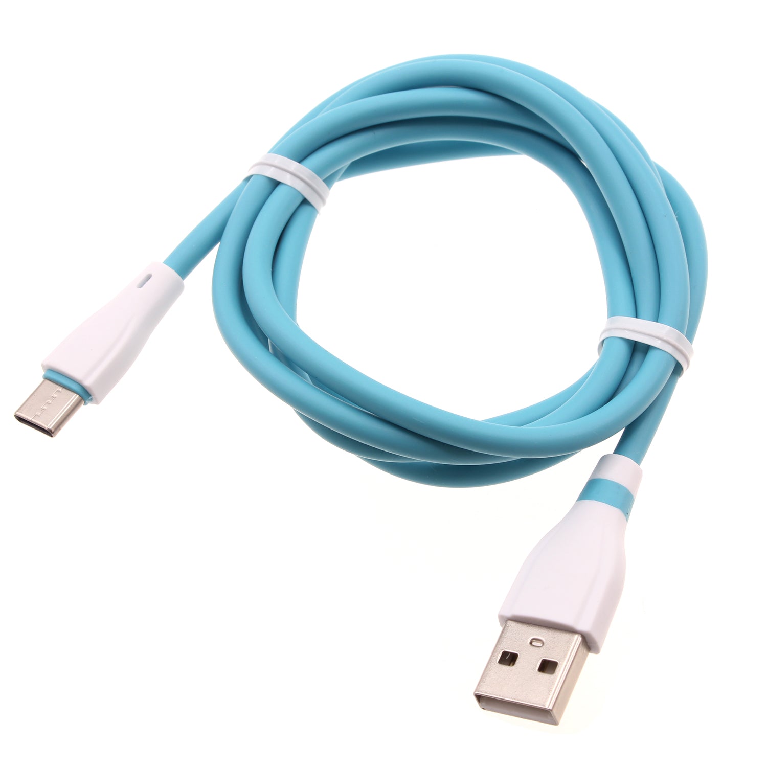 4ft USB-C Cable Blue Charger Cord Power Wire Type-C  - BFE13 1468-1