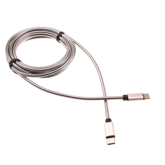 image of 6ft Metal PD Cable Type-C to USB-C Charger Cord Power Wire Sync  - BFD55 1426-1