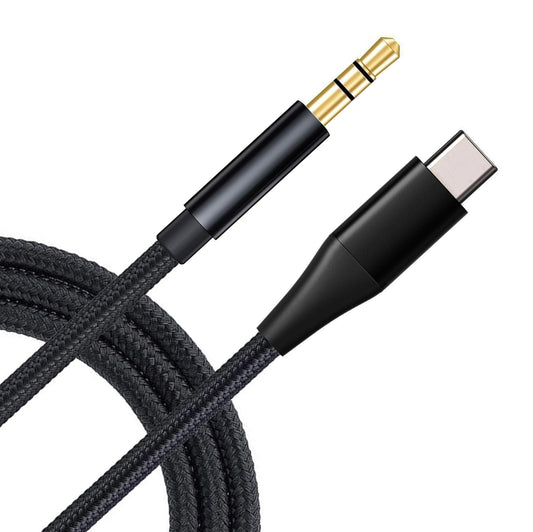 image of Aux Cable USB-C to 3.5mm Audio Cord Car Stereo Aux-in Adapter Speaker Jack Wire  - BFA71 1500-1