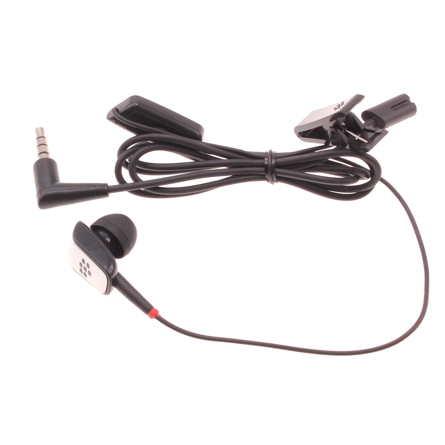 Mono Headset Wired Earphone Handsfree Mic 3.5mm Headphone Single Earbud  - BFB55 410-1