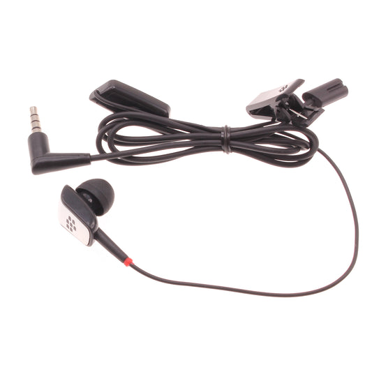 image of Mono Headset Wired Earphone Handsfree Mic 3.5mm Headphone Single Earbud  - BFB55 410-1