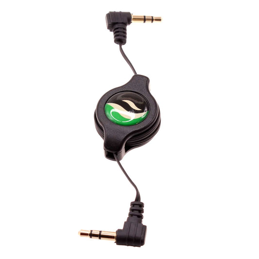 image of Aux Cable Retractable  3.5mm Adapter Car Stereo Aux-in Audio Cord  - BFT13 366-1