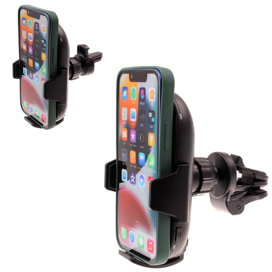 image of Car Wireless Charger Mount Air Vent Holder  Fast Charge Cradle Dock  - BFZ08 1619-1