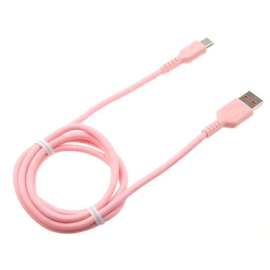 image of 3ft USB-C Cable Pink Charger Cord Power Wire Type-C  - BFG62 1415-1