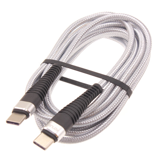 image of 6ft PD Cable Type-C to USB-C Charger Cord Power Wire Sync  - BFC45 1458-1