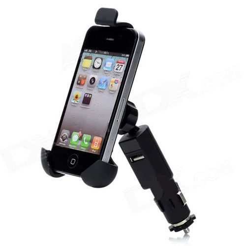 image of Car Mount Charger Holder DC Socket USB Port Cradle  - BFK19 620-1