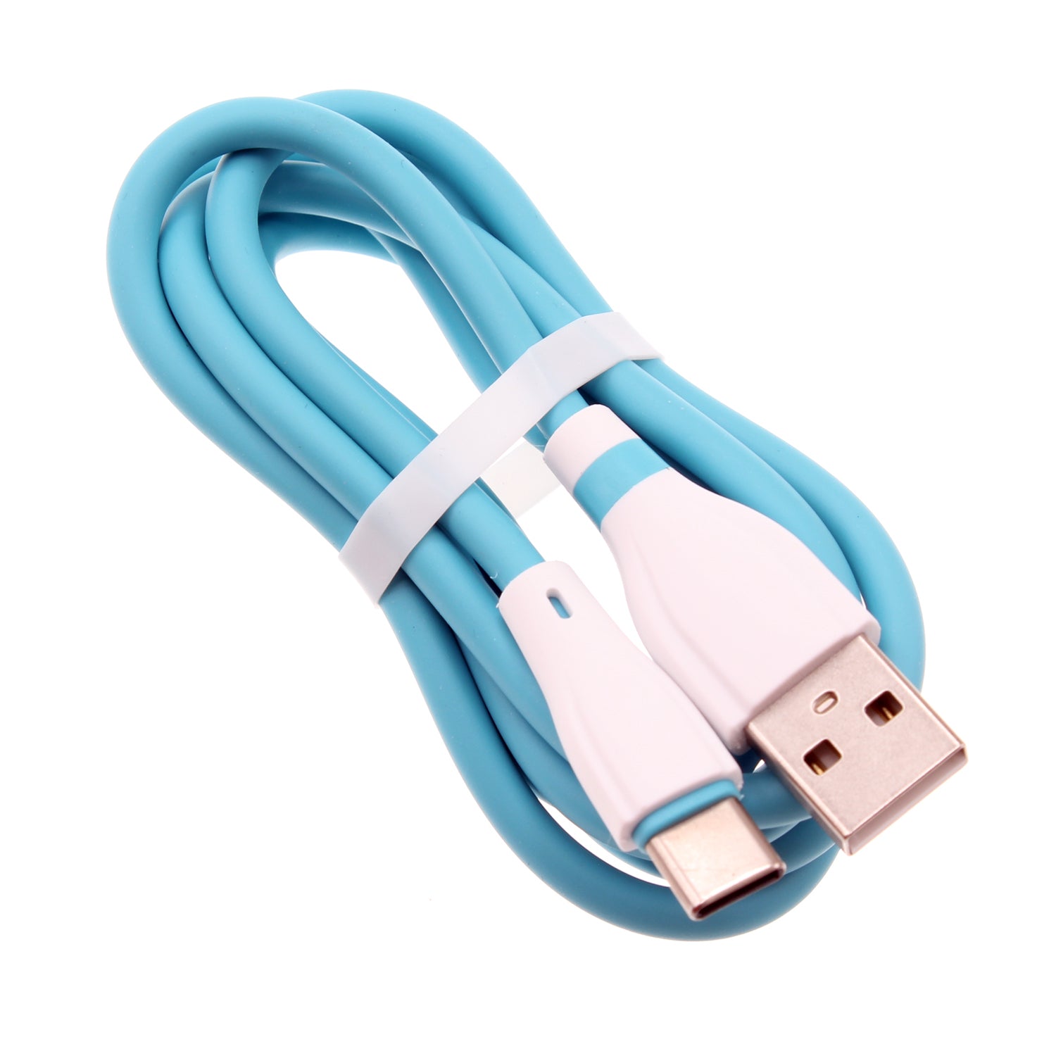 4ft USB-C Cable Blue Charger Cord Power Wire Type-C  - BFE13 1468-1