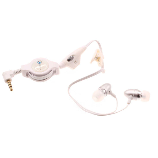 Retractable Earphones Wired Headphones Handsfree Mic Headset 3.5mm  - BFB74 358-1