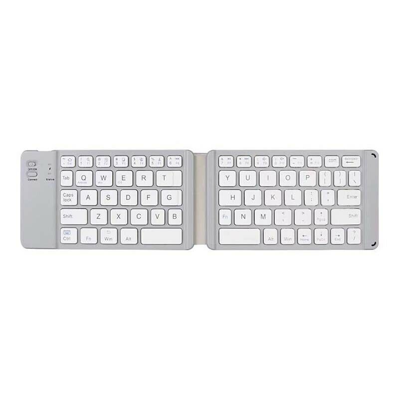 Wireless Keyboard Folding Rechargeable Portable Compact   - BFV26 1394-1