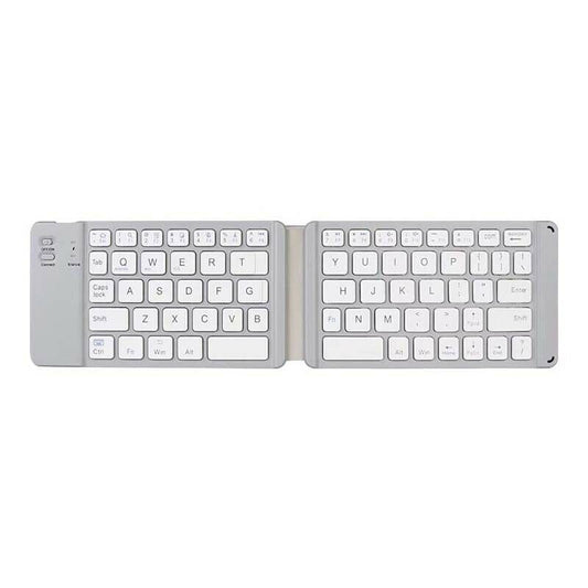 image of Wireless Keyboard Folding Rechargeable Portable Compact   - BFV26 1394-1