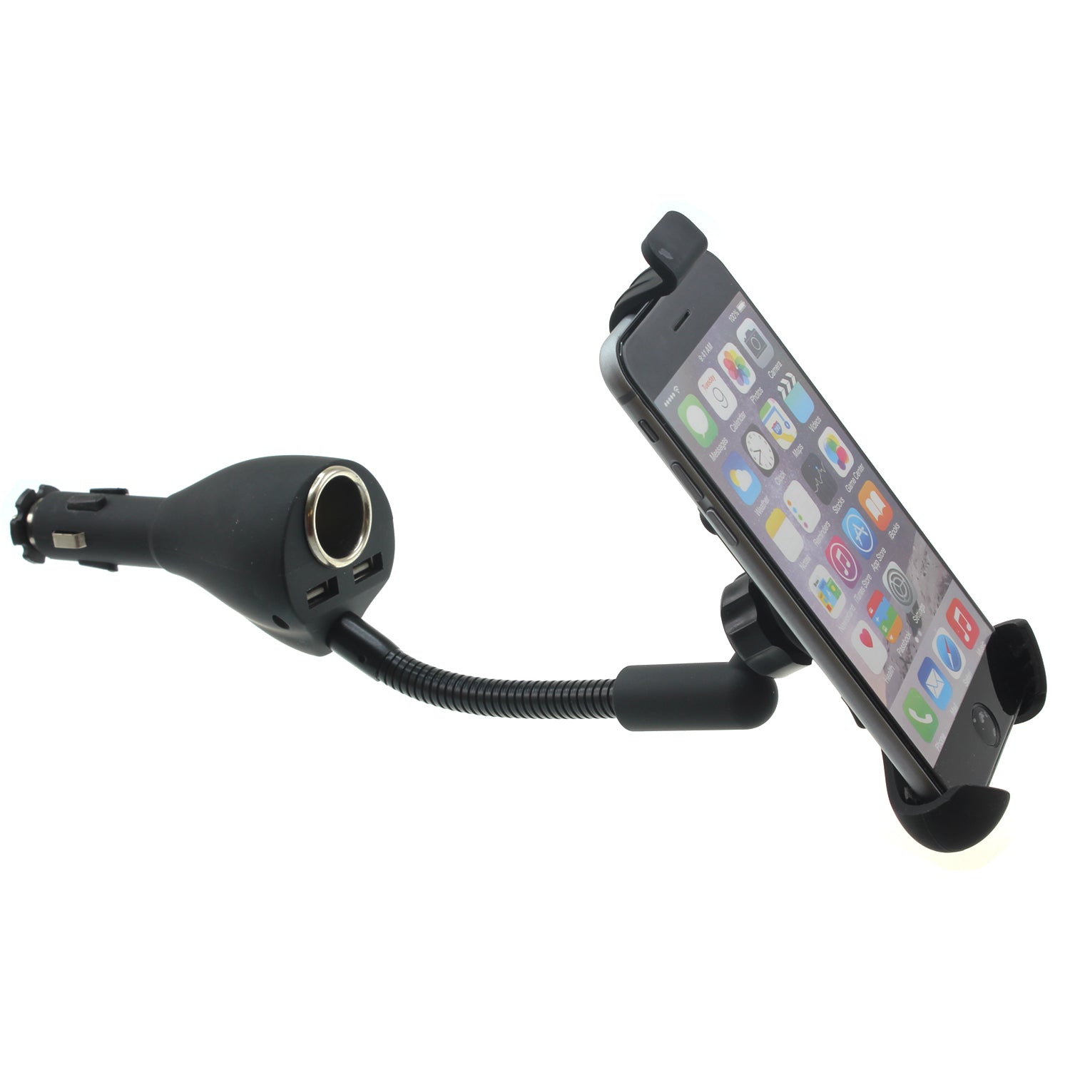 Car Mount Charger Holder DC Socket USB Port Cradle  - BFJ15 659-1