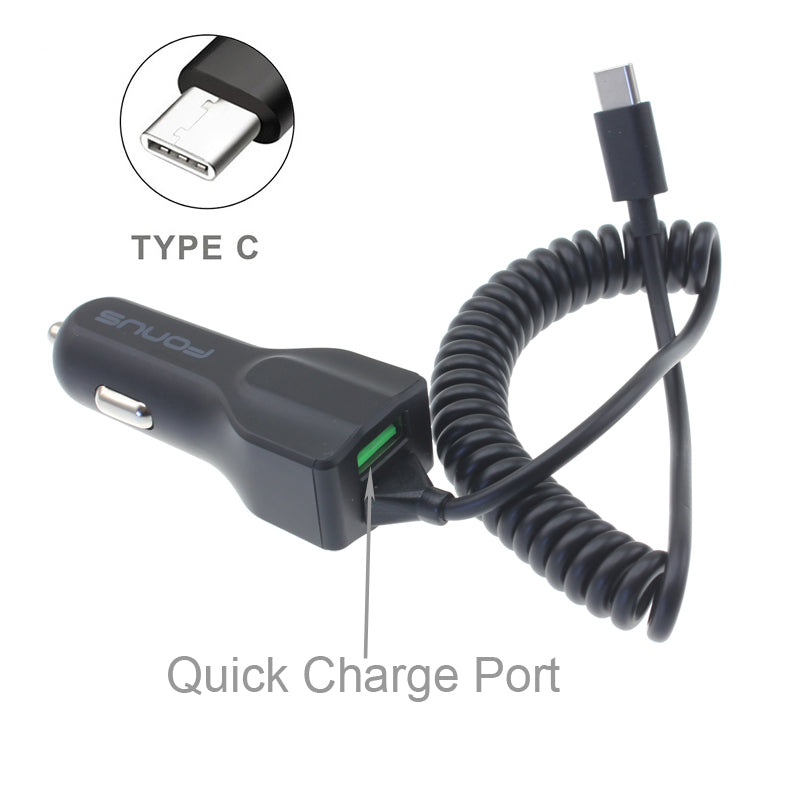 Car Charger 30W Type-C Power Adapter DC Socket  - BFM56 1067-2