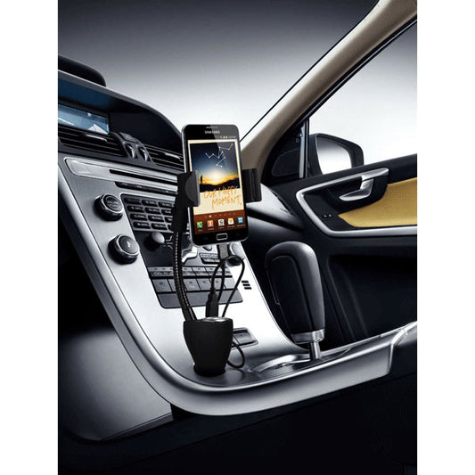 image of Car Mount Charger Holder DC Socket USB 2-Port Cradle  - BFB01 624-1