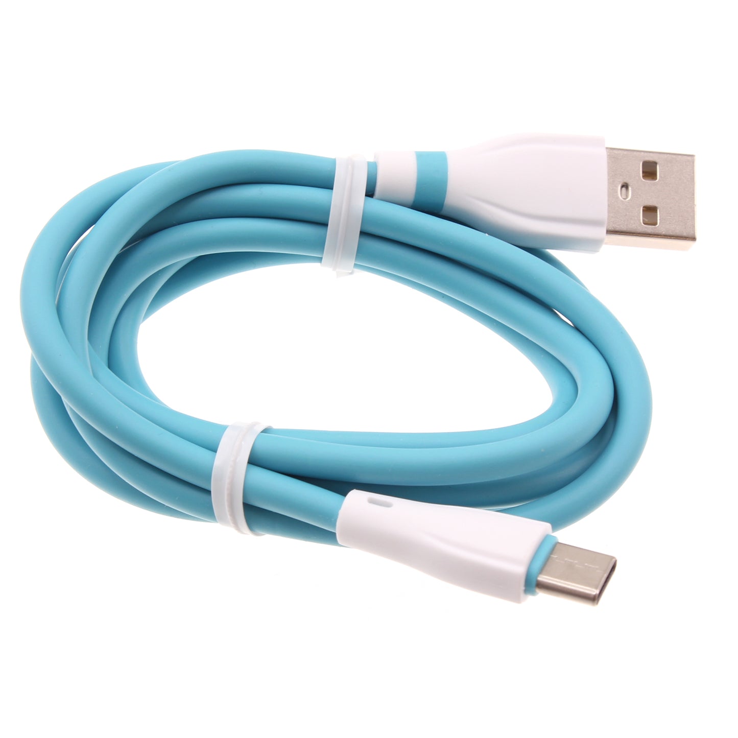 4ft USB-C Cable Blue Charger Cord Power Wire Type-C  - BFE13 1468-1