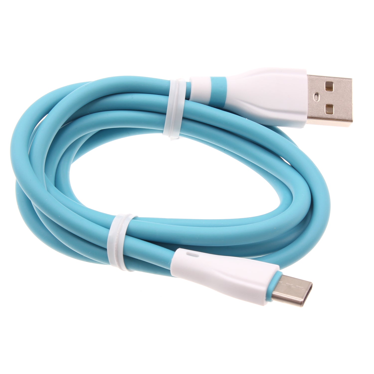 4ft USB-C Cable Blue Charger Cord Power Wire Type-C  - BFE13 1468-1