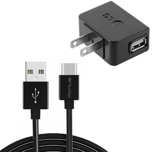 image of Home Wall USB Charger with 6ft Long Type-C Cable 2059-1