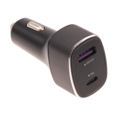 Quick Car Charger 36W 2-Port USB Type-C PD  Power Adapter  - BFS40 1158-1