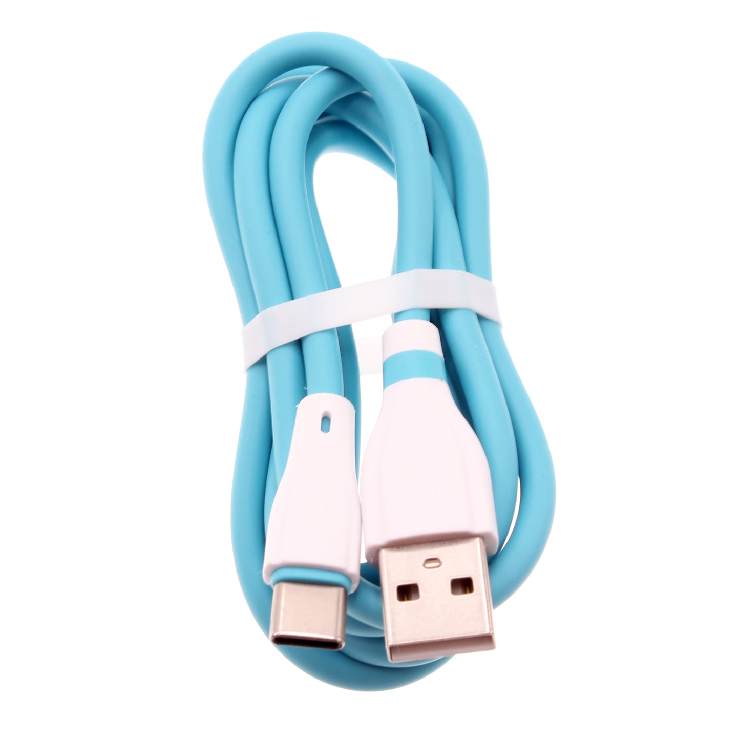 4ft USB-C Cable Blue Charger Cord Power Wire Type-C  - BFE13 1468-1