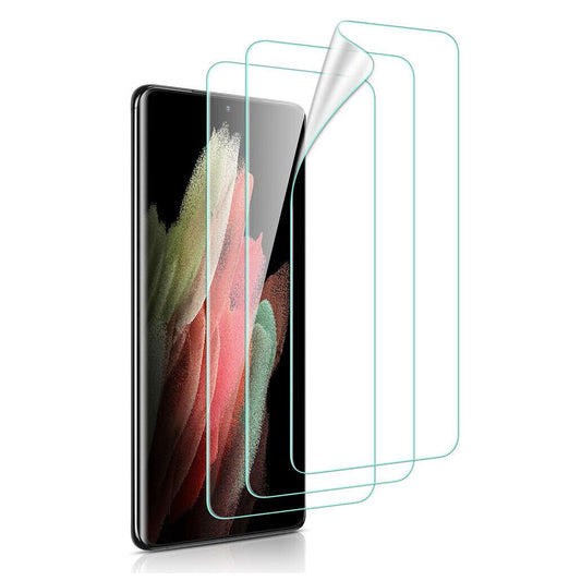 image of 3 Pack Matte Screen Protector TPU Film Anti-Glare Anti-Fingerprint Fingerprint Works Case Friendly  - BF3Z36 1846-1