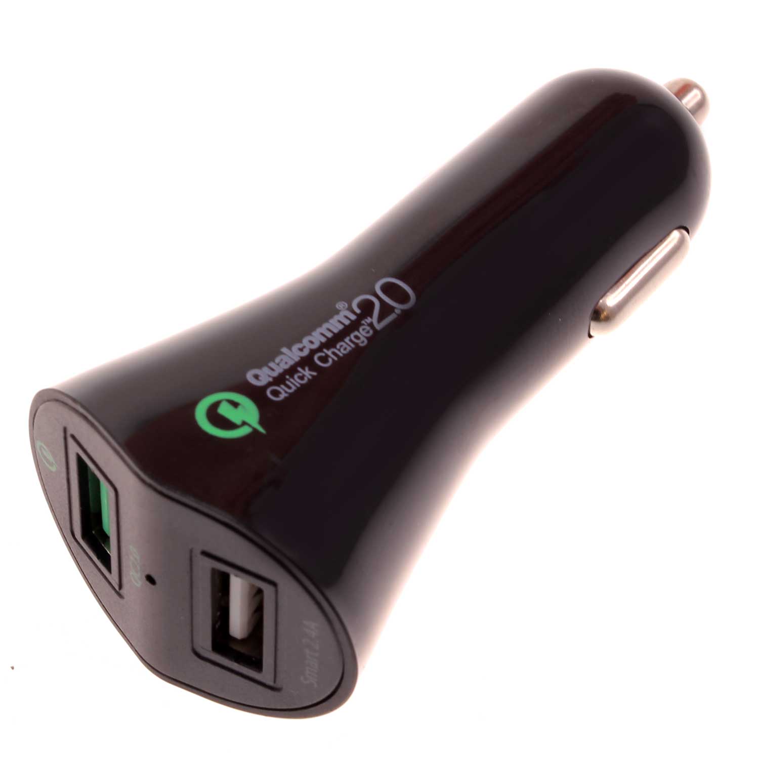 Car Charger 30W Fast 2-Port USB Power Adapter DC Socket  - BFK66 840-1