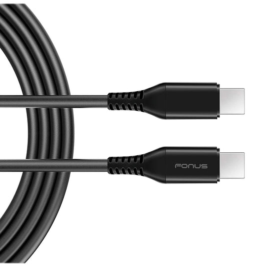 image of 10ft Long USB-C Cable PD Fast Charger Cord Power Wire (Type-C to Type-C) Sync  - BFK53 1464-1