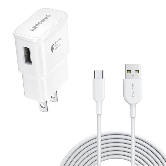 Fast Home Charger Type-C 6ft USB Cable Quick Power Adapter  - BFM13 933-1