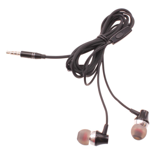 image of Wired Earphones Hi-Fi Sound Headphones Handsfree Mic Headset Metal Earbuds  - BFK46 1577-1