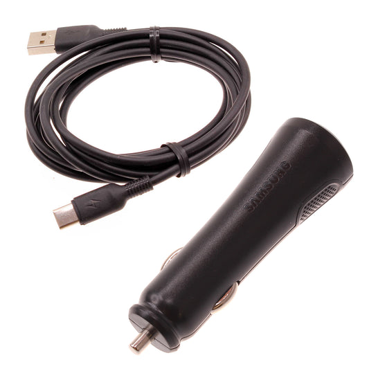 image of Car Charger 6ft USB-C Cable Power Adapter Long TYPE-C Cord Wire Plug-in  - BFY26 1750-1