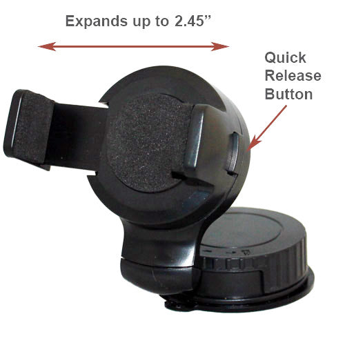 Car Mount Windshield Holder Glass Cradle Swivel  - BFC53 633-2