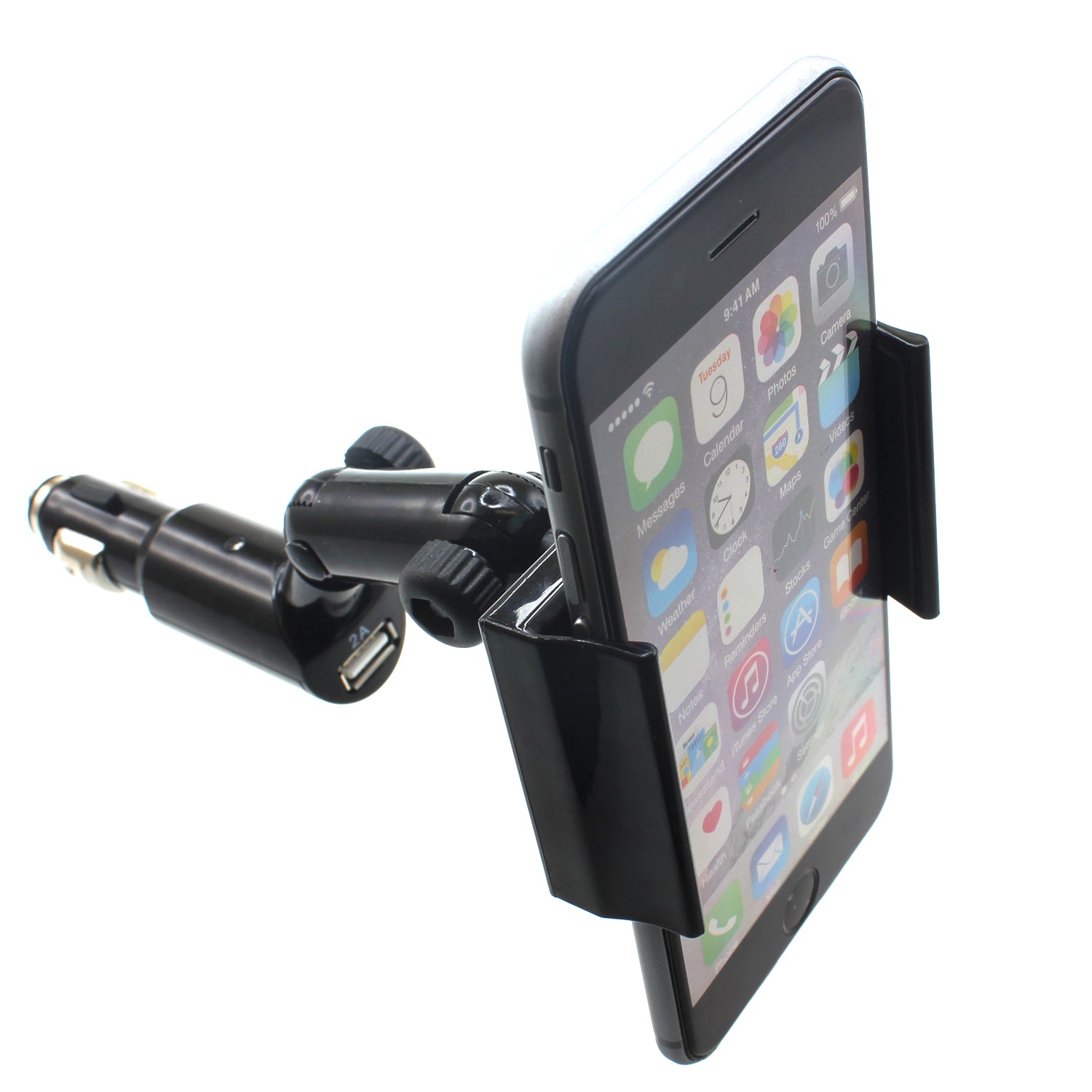 Car Mount Charger Holder DC Socket USB Port Cradle  - BFM50 681-1