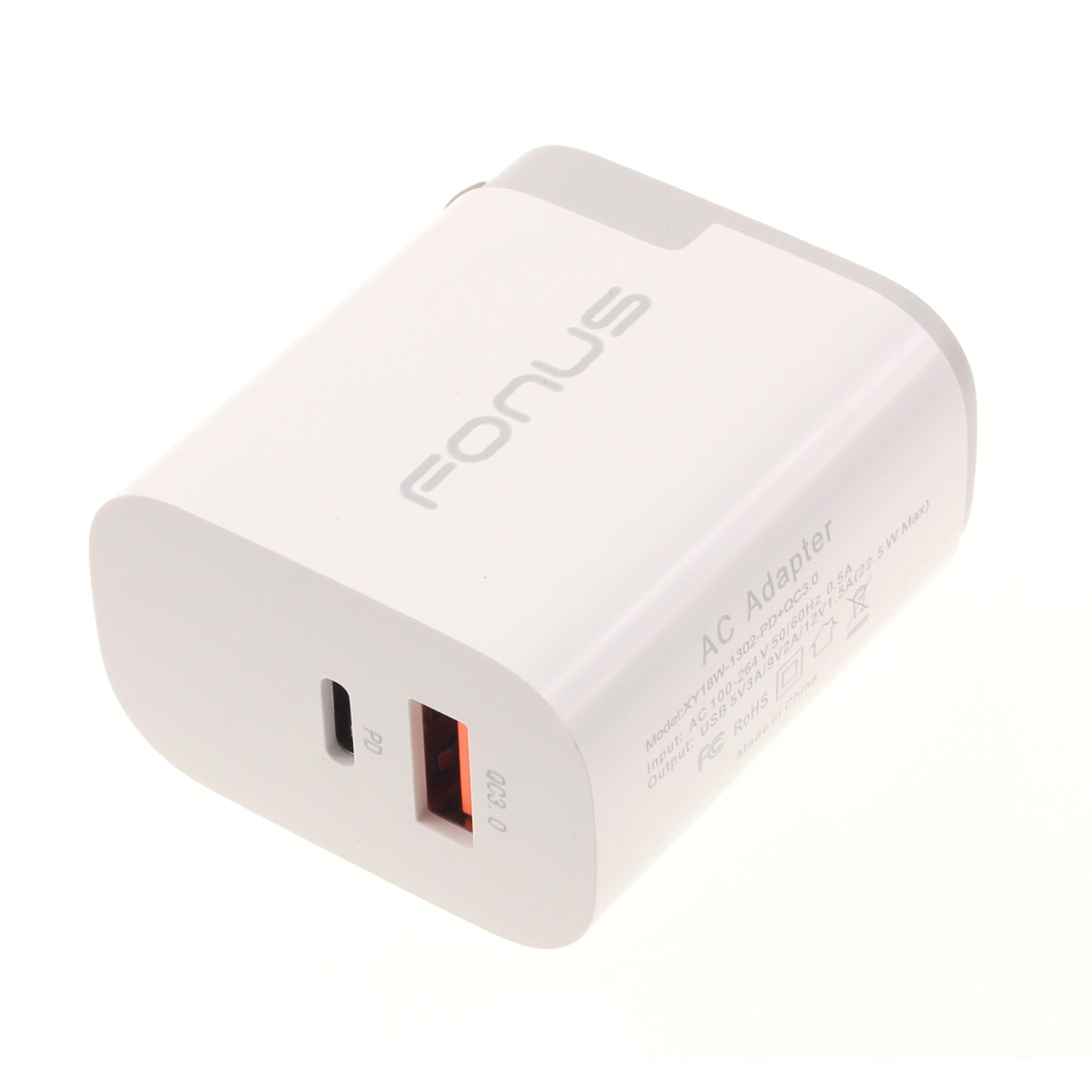 Fast Home Charger 36W 2-Port USB Type-C Port Travel Wall  - BFG65 1429-1