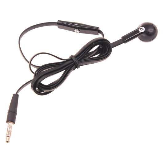 image of Mono Headset Wired Earphone Single Earbud 3.5mm Headphone Flat  - BFJ88 387-1