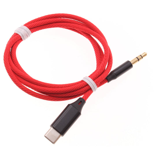 image of Aux Cable USB-C to 3.5mm Audio Cord Car Stereo Aux-in Adapter Speaker Jack Wire  - BFE42 1501-1