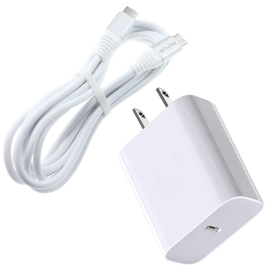 image of 18W Fast Home Charger PD Type-C 6ft USB-C Cable Quick Power Adapter  - BFJ09 1323-1