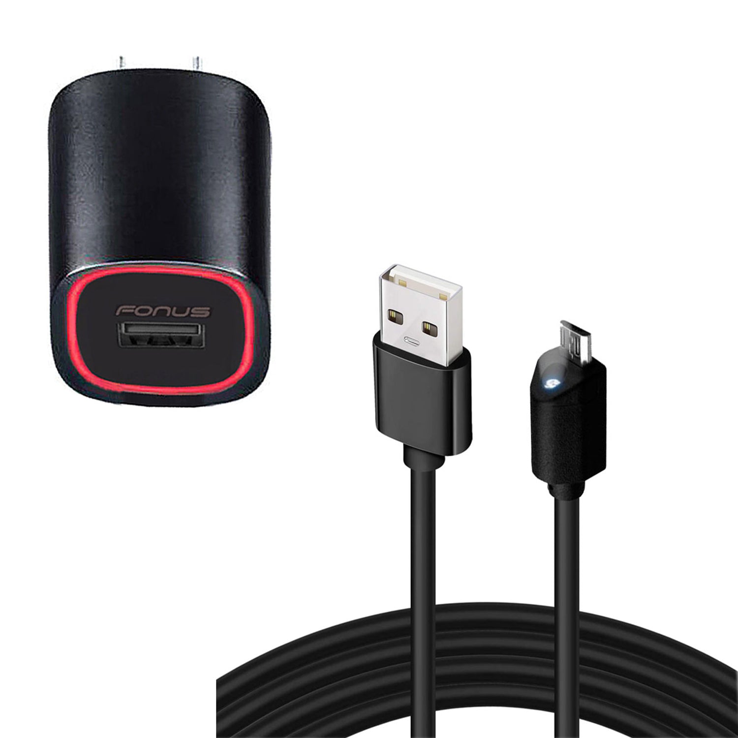 Home Charger 2.4A 6ft Cable Micro USB Wall Power  - BFM44 842-1