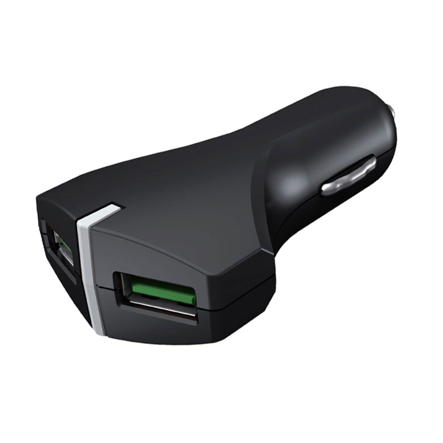 Car Charger 36W Fast 2-Port USB Power Adapter DC Socket  - BFM49 1055-1