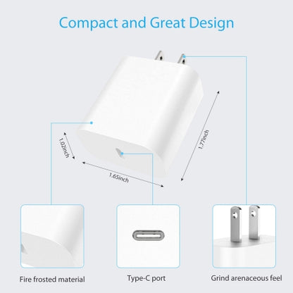 18W Fast Home Charger PD Type-C Quick Power Adapter Travel  - BFS34 1430-6