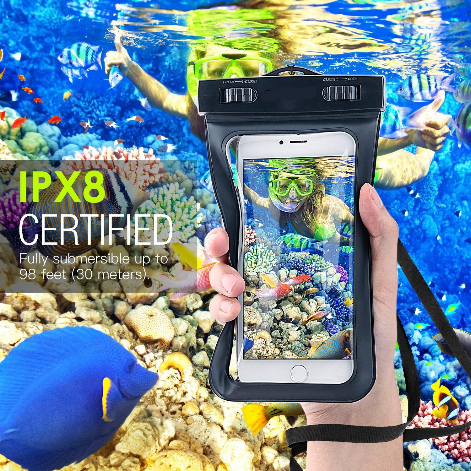 Waterproof Case Underwater Bag Floating Cover Touch Screen  - BFR79 1159-8