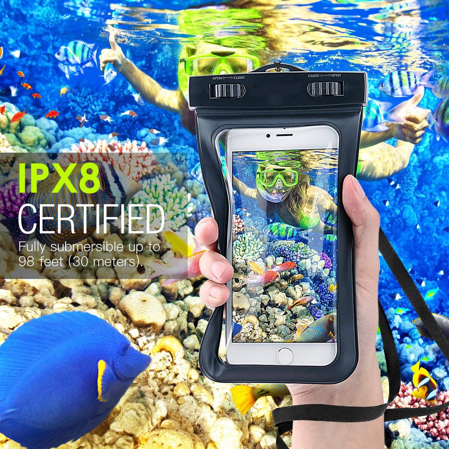 Waterproof Case Underwater Bag Floating Cover Touch Screen  - BFR79 1159-8