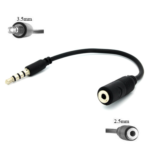 Headphone Adapter 2.5mm to 3.5mm Earphone Jack Converter Earbud  - BFS06 337-4