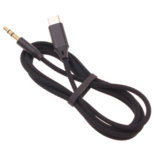 image of Aux Cable USB-C to 3.5mm Audio Cord Car Stereo Aux-in Adapter Speaker Jack Wire  - BFA71 1500-1