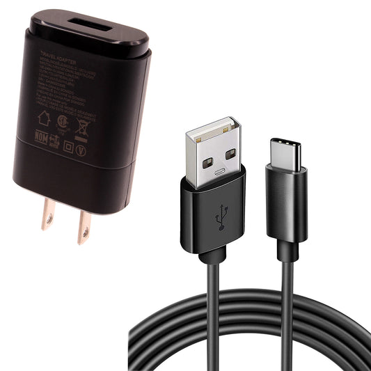 image of Home Wall USB Charger with 6ft Long Type-C Cable 2032-1