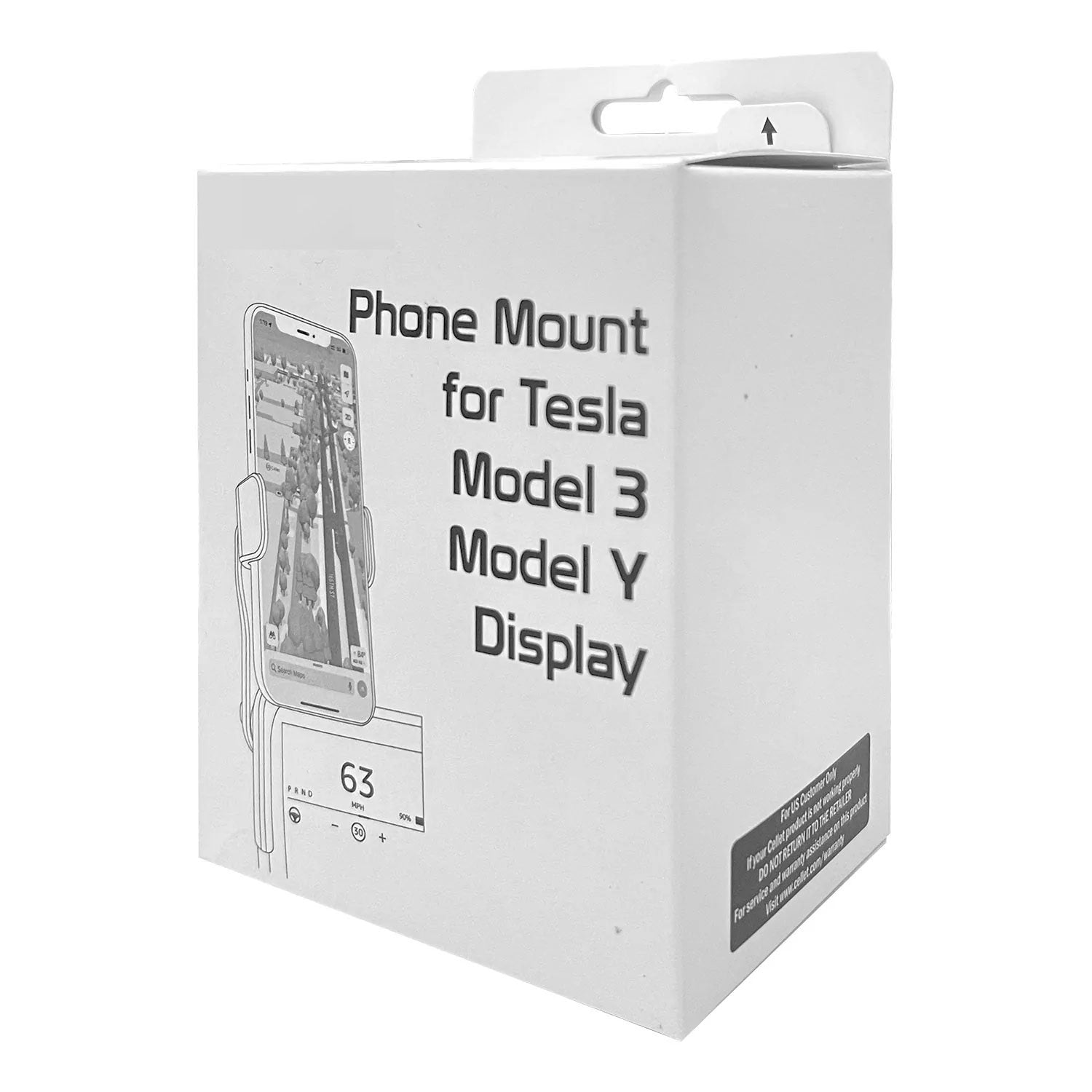 Car Mount for Tesla Model 3 and Y Only Display Phone Holder Strong Grip Dock  - BFY48 1774-8