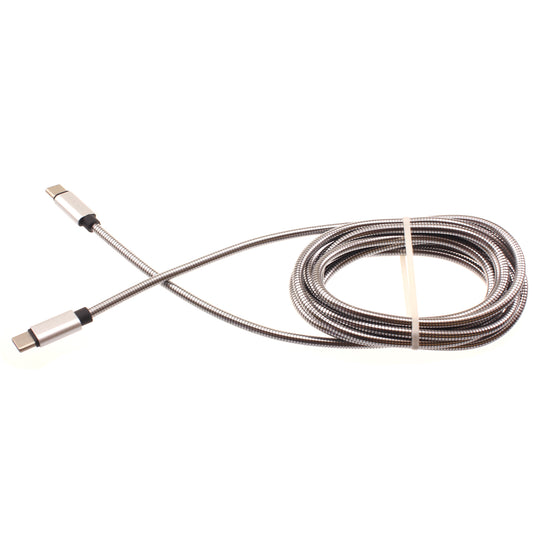 image of 6ft Metal PD Cable Type-C to USB-C Charger Cord Power Wire Sync  - BFD55 1426-1