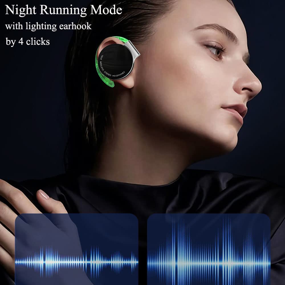 Ear-hook Wireless Earphones TWS Bluetooth Earbuds Over the Ear Headphones True Wireless Stereo Charging Case Hands-free Mic - BFZ41 1903-5