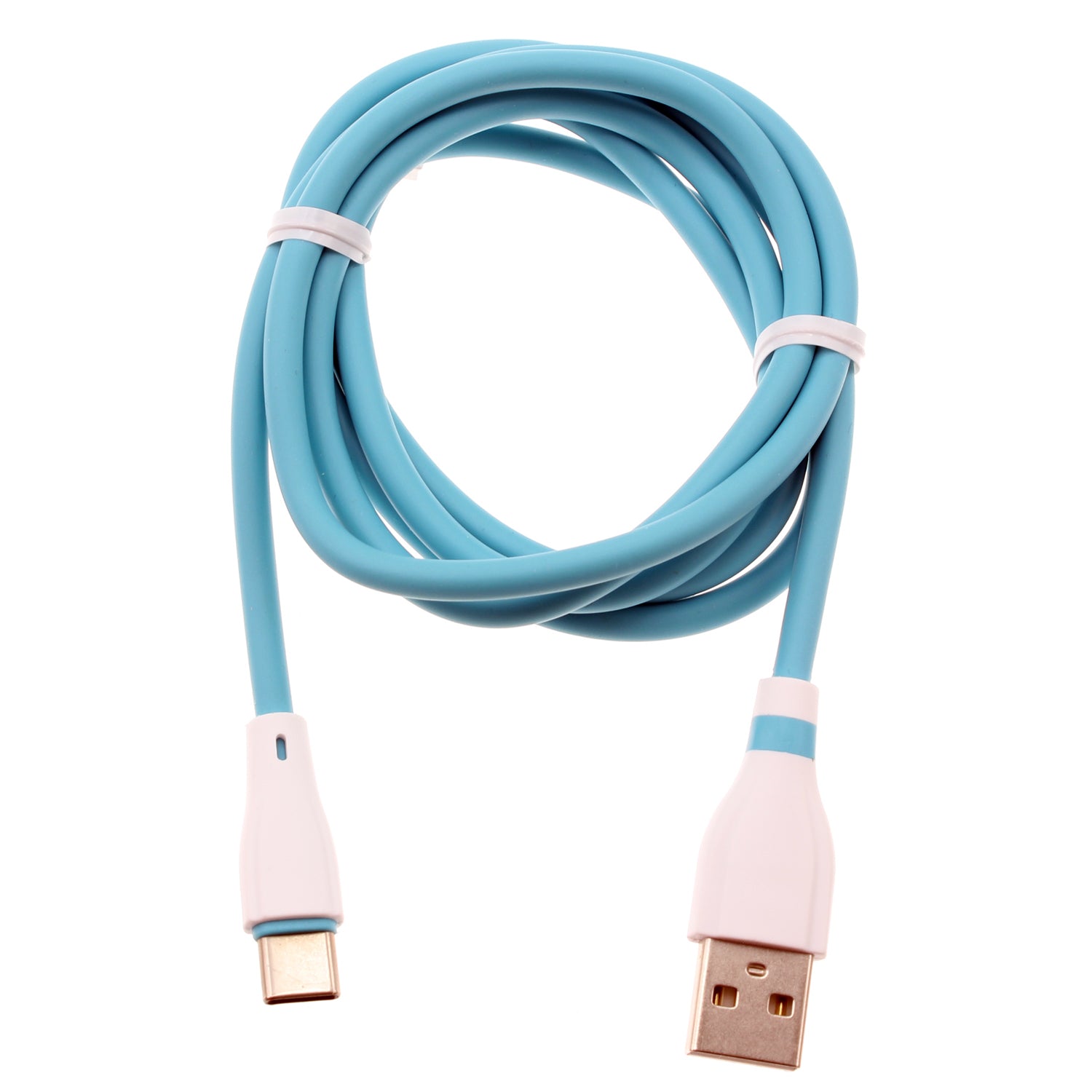 4ft USB-C Cable Blue Charger Cord Power Wire Type-C  - BFE13 1468-1