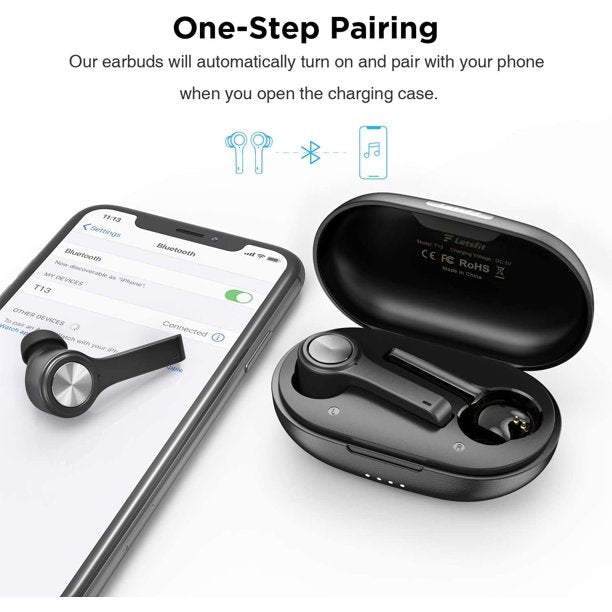 TWS Earphones Wireless Earbuds Headphones Bluetooth Headset - BFA16 1603-4