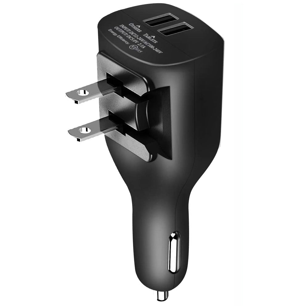 Car Home Charger 2-Port USB 2-in-1 Power Adapter DC Socket  - BFM67 776-1