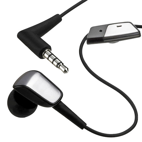 image of Mono Headset Wired Earphone Handsfree Mic 3.5mm Headphone Single Earbud  - BFB55 410-1